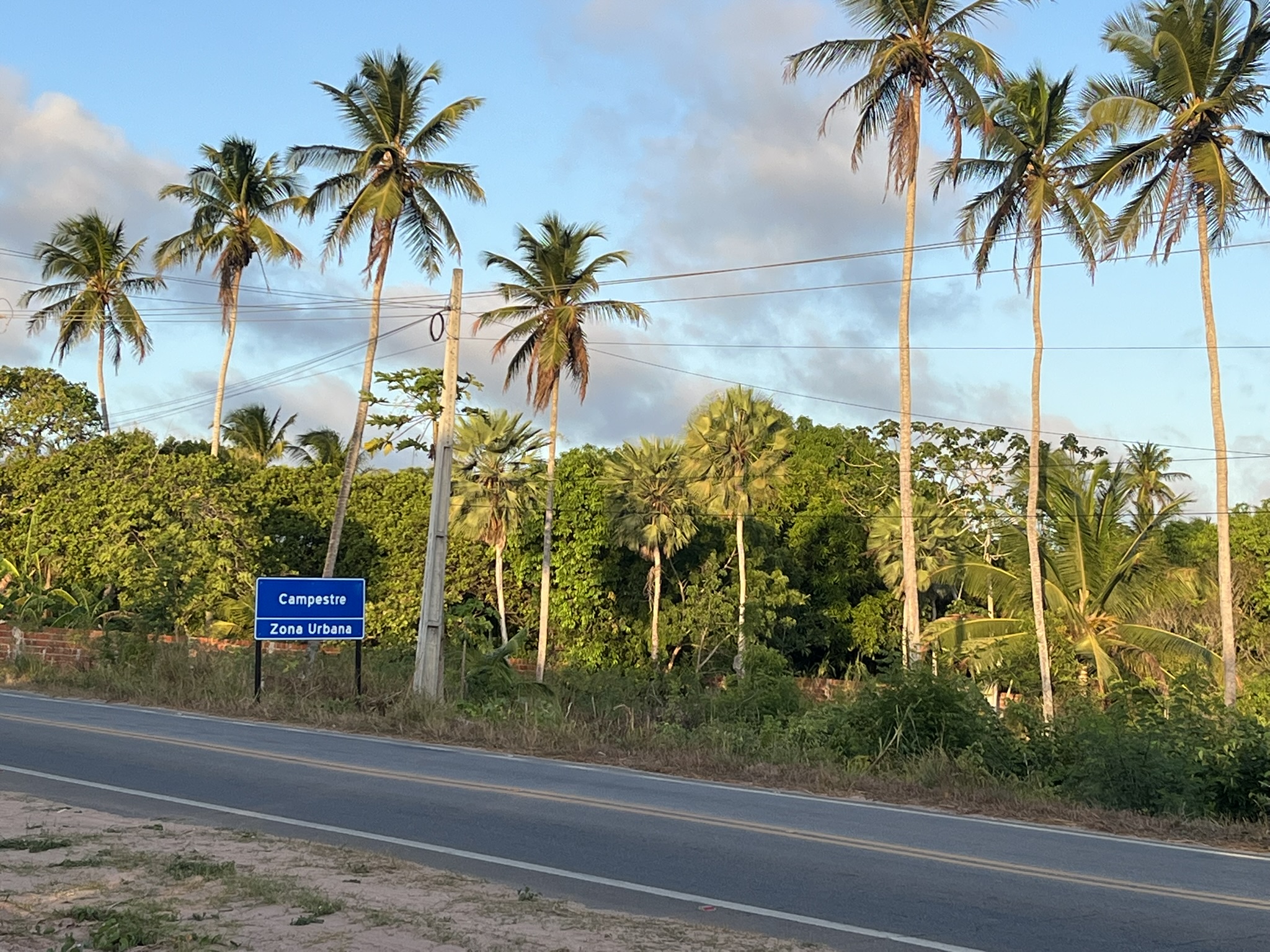 Acesso ao Novo Campestre com referência à zona urbana de Trairi/CE